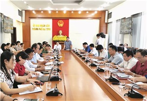 UBND Thành phố: Giao ban thường kỳ tháng 9/2020