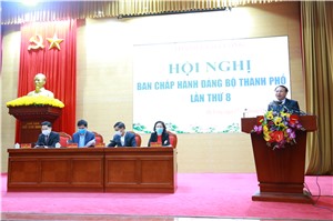 Hội nghị BCH Đảng bộ Thành phố lần thứ 8