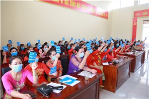 Đại hội đại biểu phụ nữ xã Thống Nhất lần thứ XXIV, nhiệm kỳ 2021- 2026