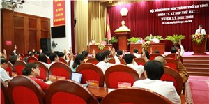 Bế mạc kỳ họp thứ hai, HĐND thành phố Hạ Long khóa II, nhiệm kỳ 2021-2026