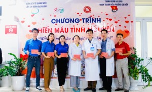 Đoàn thanh niên phường Đại Yên phối hợp Bệnh viện sản nhi Quảng Ninh tổ chức Chương trình hiến máu tình nguyện