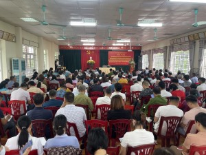 Đảng uỷ phường Đại Yên tổ chức Hội nghị sinh hoạt chuyên đề xây dựng Đảng