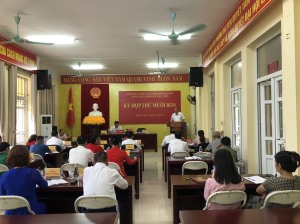 HỘI ĐỒNG NHÂN DÂN PHƯỜNG ĐẠI YÊN KHÓA XXI LONG TRỌNG TỔ CHỨC KỲ HỌP THỨ 14, NHIỆM KỲ 2021-2026.