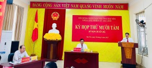 HĐND phường đã tổ chức kỳ họp thứ 18 để cho ý kiến về Đề án Sắp xếp đơn vị hành chính cấp xã thuộc Thành phố Hạ Long