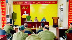 Phường Đại Yên tổ chức Hội nghị giao ban, tuyên truyền quán triệt triển khai một số nội dung nhiệm vụ, tăng cường công tác đảm bảo ANTT, PCCC Rừng trên địa bàn 