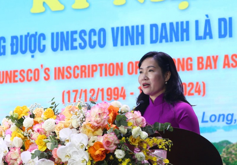 Lễ kỷ niệm 30 năm vịnh Hạ Long được UNESCO vinh danh là Di sản thiên nhiên thế giới