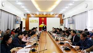 Tiểu ban văn kiện Đại hội Đảng bộ Thành phố lần thứ XXV họp phiên thứ nhất