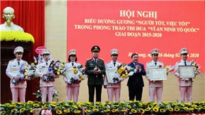 Hội nghị biểu dương gương điển hình tiên tiến Công an Thành phố giai đoạn 2015-2020