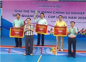 Hạ Long: Nhất toàn đoàn Giải thể thao hành chính sự nghiệp Quảng Ninh, năm 2020