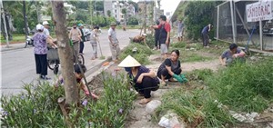 Phường Yết Kiêu: Tổng vệ sinh môi trường chào mừng Đại hội Đảng bộ Thành phố lần thứ XXV