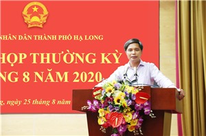 UBND Thành phố họp phiên thường kỳ tháng 8/2020