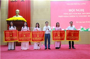 Thành phố Hạ Long tổng kết năm học 2019- 2020, triển khai nhiệm vụ 2020- 2021