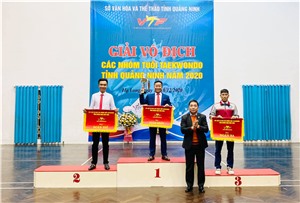 TP Hạ Long: Nhất toàn đoàn Giải vô địch các nhóm tuổi Taekwondo tỉnh Quảng Ninh 2020