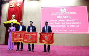 LĐLĐ Thành phố: Hội nghị tổng kết phong trào CNVCLĐ và hoạt động Công đoàn năm 2020, triển khai nhiệm vụ năm 2021