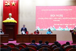 Hội nghị cán bộ, công chức, viên chức, người lao động Cơ quan UBND thành phố