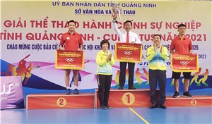 TP Hạ Long đoạt giải Nhất toàn đoàn Giải Thể thao HCSN - Cup Lotus 2021